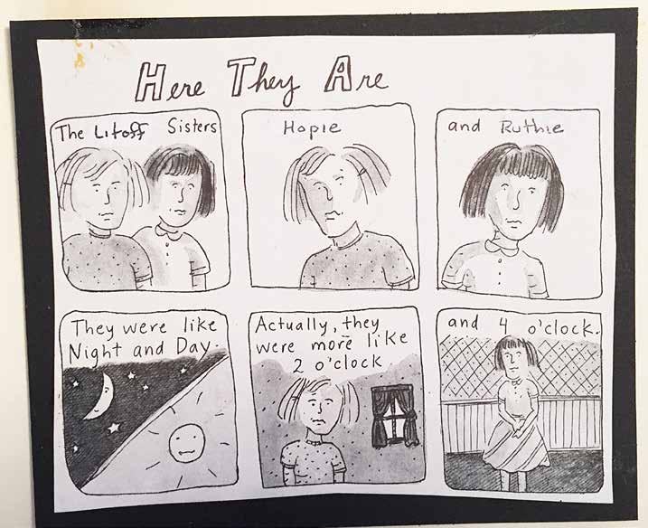 The Litoff Sisters cartoon